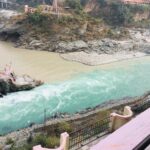 a view of a river from a bridge