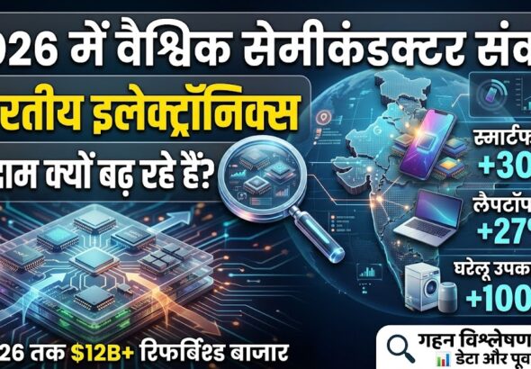 Electronics Price Hike in 2026 in India in Hindi