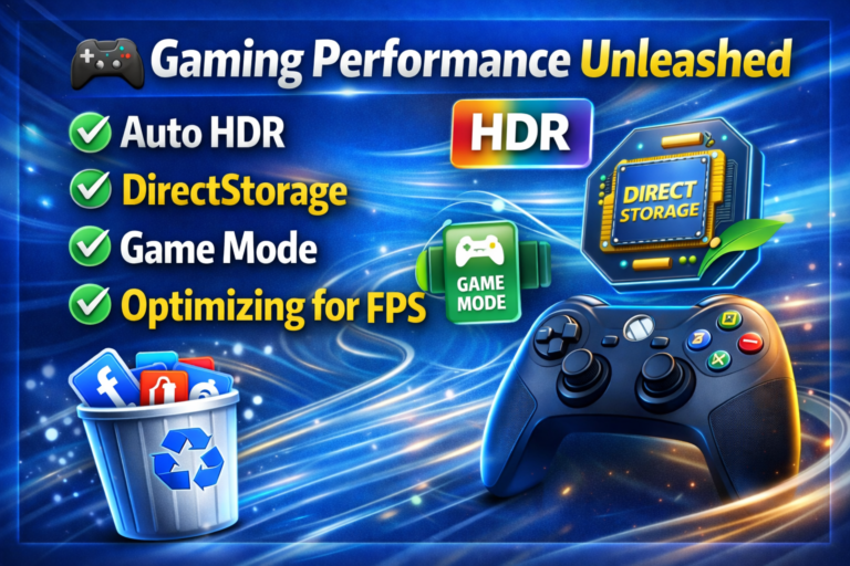Gaming performance unleashed with optimizations