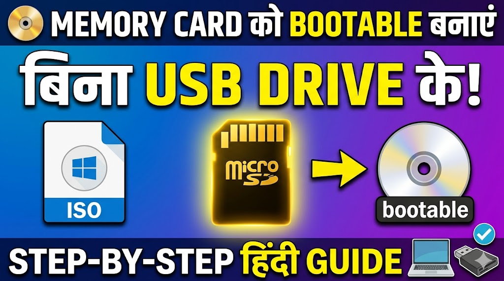 Memory Card to Windows Bootable