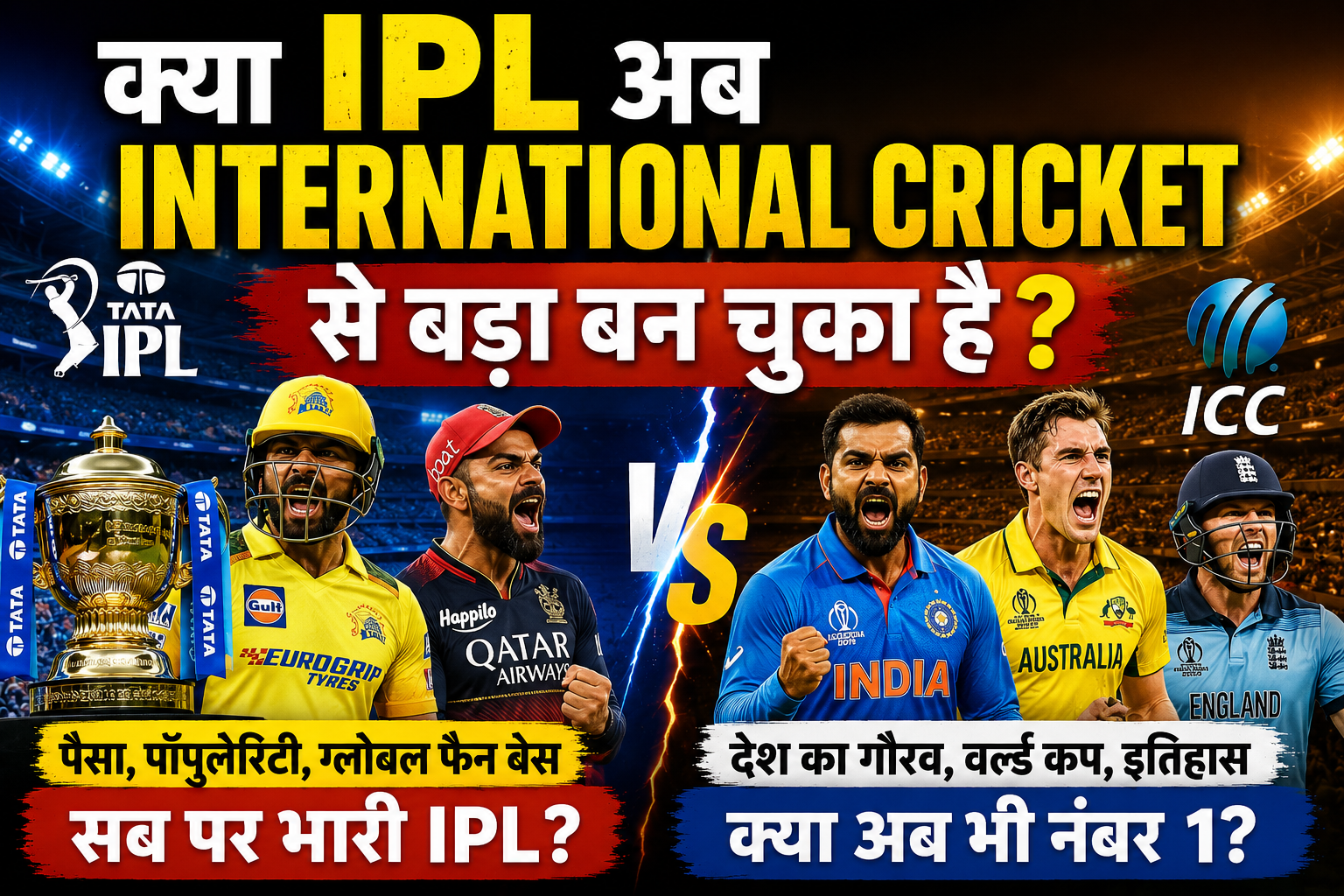 IPL vs ICC