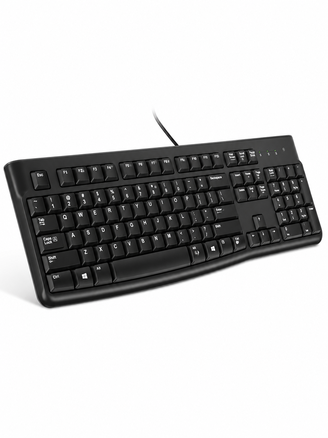 Logitech K120 Wired Keyboard full-size USB keyboard with 3 years warranty