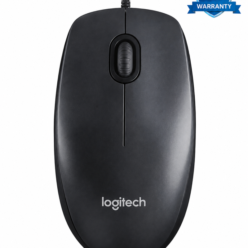Logitech M90 Wired USB Mouse with 3 Year Warranty for Office and Home Use