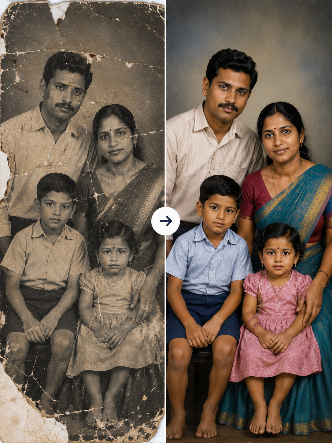 Professional Old Photo Restoration Service