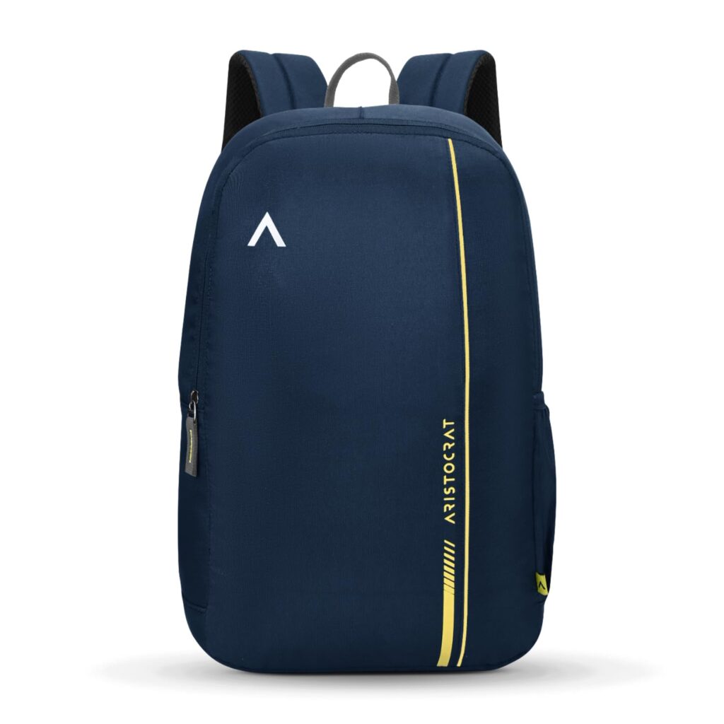 Aristocrat Nova 15L Laptop Backpack for Men & Women (Dark Blue)