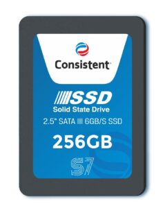 Consistent SSD 256GB 2.5 Inch SATA Internal SSD – Read: 550MB/s & Write: 500MB/s (CTSSD256S6)