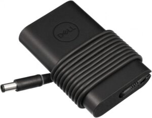 Dell Original 65W Laptop Adapter-Black, Big Pin 7.4 MM, 19.5V 3.34A, Warranty 1 Year (Part Code: 6TM1C, H374X, G4X7T, TG2MG, FJ4X5, 3VT2F, M8YYM) Without Power Cord