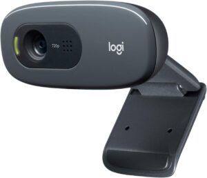 Logitech C270 HD Web Camera, HD 720p/30fps, Widescreen HD Video Calling