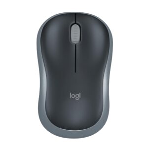 Logitech M186 Wireless Mouse, 2.4GHz with USB Mini Receiver, 1000 DPI Optical Tracking
