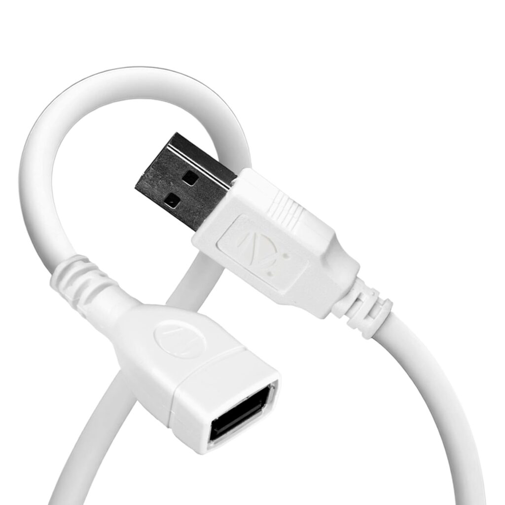 Zebronics USB Extension Cable, 3 Meter Length, 480Mbps, Full Copper Core (UEC30)