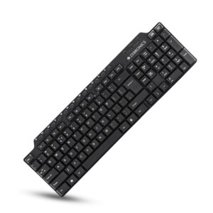 Zebronics ZEB-KM2100 Multimedia USB Keyboard with 114 Keys & 12 Dedicated Multimedia Keys