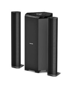 PHILIPS Convertible Soundbar MMS8085B, 2.1 Channel with Multipoint-Connectivity Option, USB in, Bluetooth Connectivity 80 Watt, Superior Sound, RiChannel bass (Black)