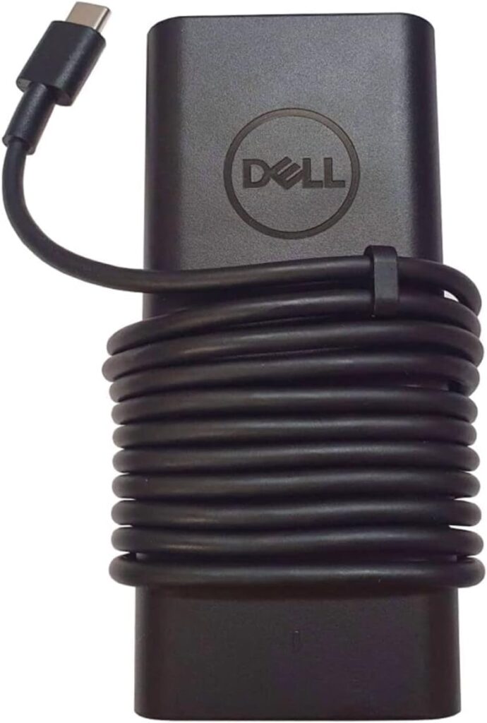 Dell Original 65W USB Type-C Adapter for Laptop, Latitude 5289 5290 7389 7390 7400 – Black …