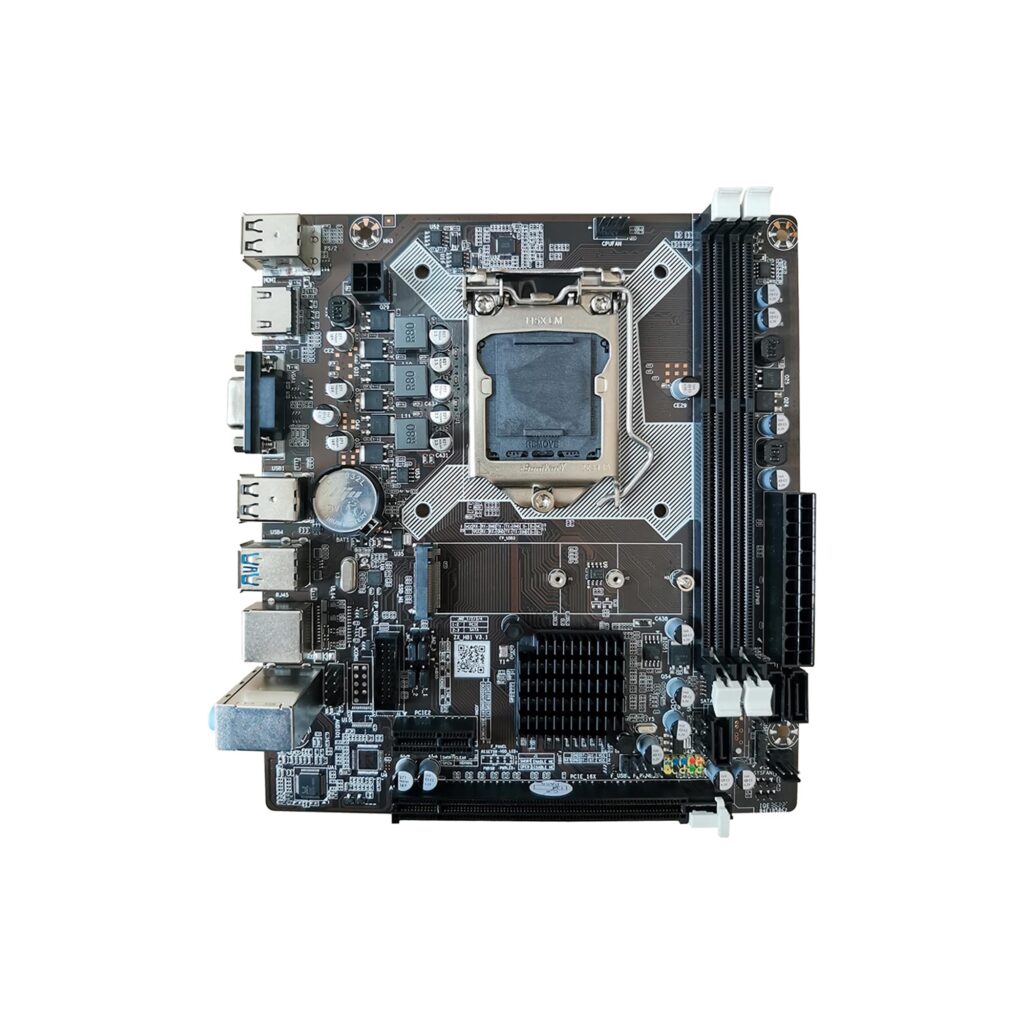 EVM H81 Micro-ATX Motherboard | LGA 1155 Socket | Supports Intel 2nd & 3rd Gen Processors | NVMe M.2 Slot | DDR3 1333/1066MHz | PCIe x16 | SATA LAN Audio | 3 Year Warranty (EVMH81JEL)