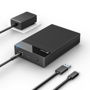 Cablet 3.5 Inch HDD Enclosure, USB 3.1 Type-C 5Gbps External Hard Drive