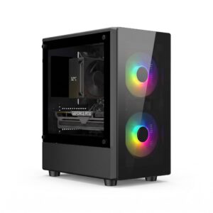 Computer Desktop CPU | Ryzen 5 Processor 3.7 Ghz | 16 GB Ram DDR4 | 512 GB NVME SSD | RadeonVega 11 Graphics | HDMI | Windows 11 Pro | 5G WiFi | USB 3.0 | Premium Cabinet | 2 Year Company Warranty